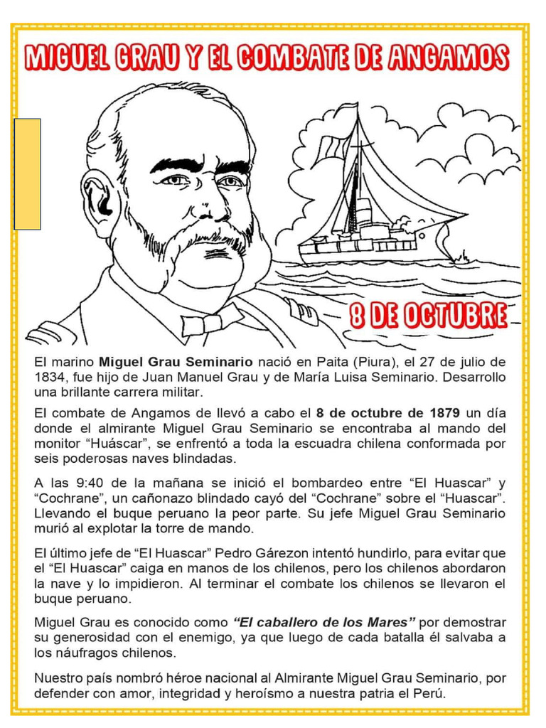 Plan Lector Combate de Angamos | PDF