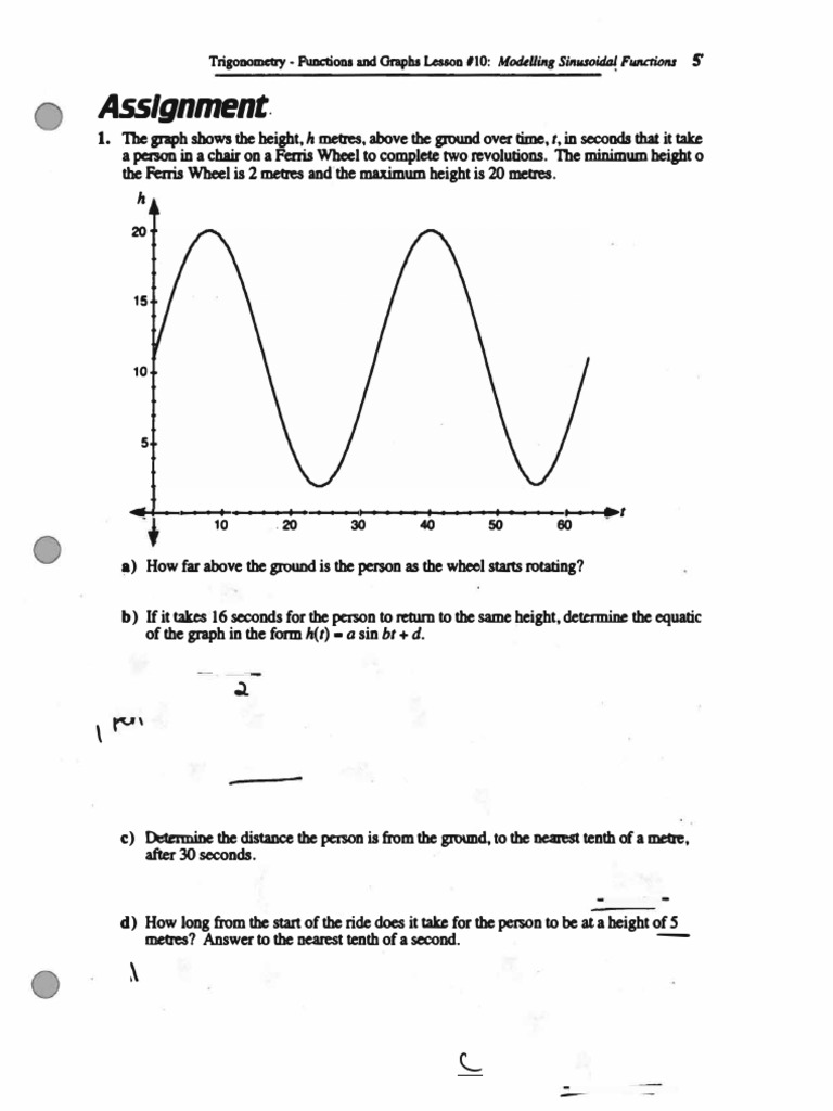 Trig graph practice pdf