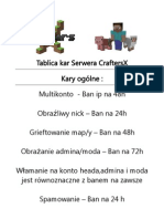 Tabela Kar - craftersx.tk