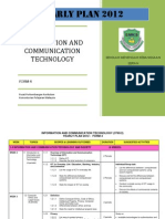 ICT Form 4 - Yearly Plan 2012