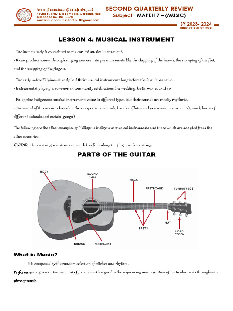 Philippine Musical Instruments Overview | PDF | Musical Instruments ...