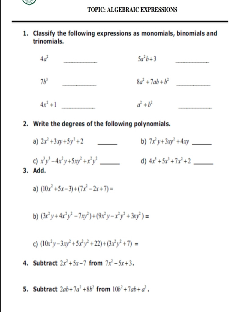 class-8-algebraic-expressions-pdf