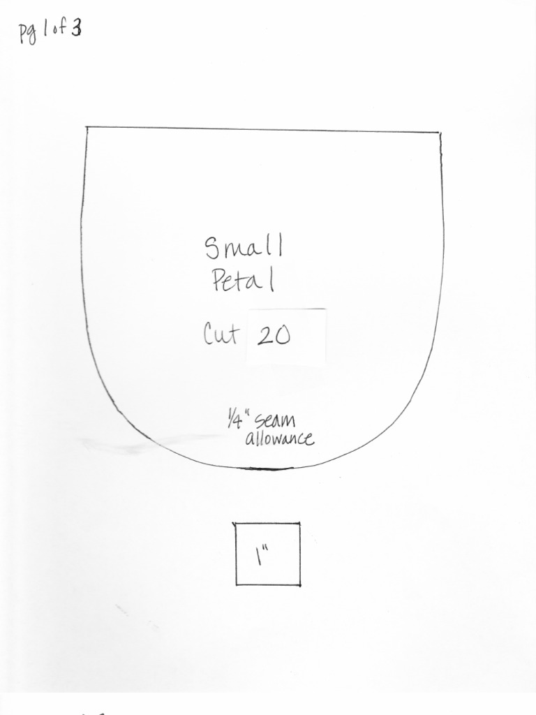 Download - Petal Plate Design Pattern with Instructions for Classical Tutus