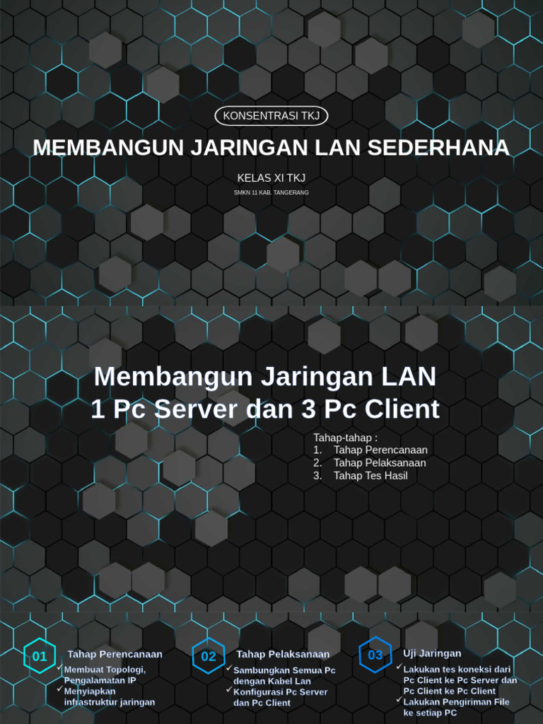 Membangun Jaringan LAN Sederhana | PDF | Microsoft Power Point ...