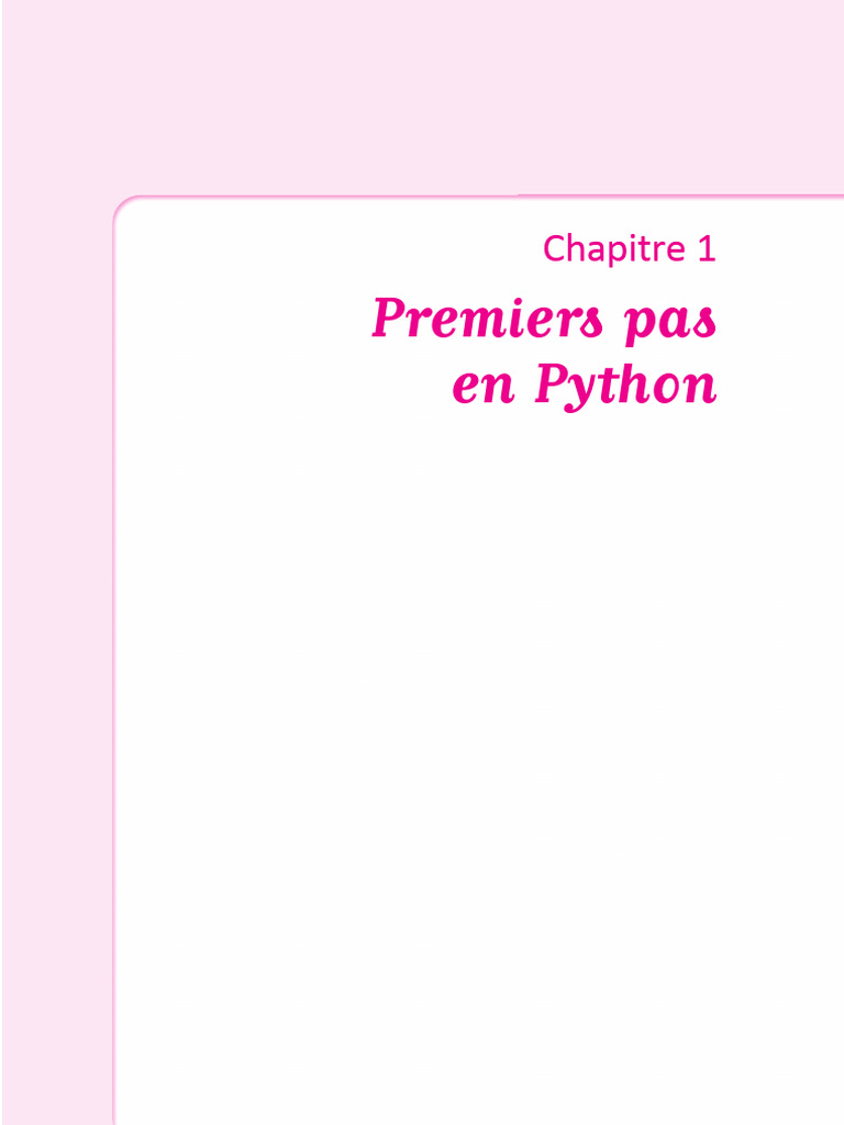 Premiers pas avec Python et Pyzo | PDF | Python (Langage de ...