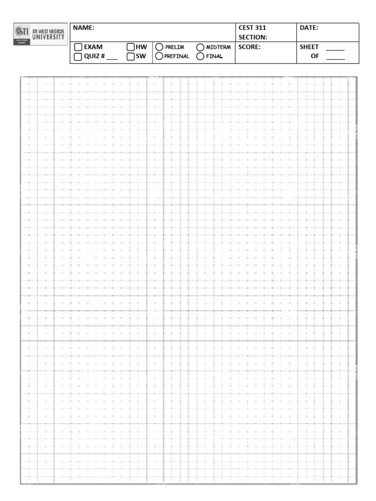 Cest 311 Test Template | PDF