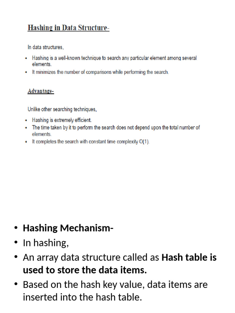 DS Hashing Slides (10) SLM | PDF | Teaching Methods & Materials | Computers