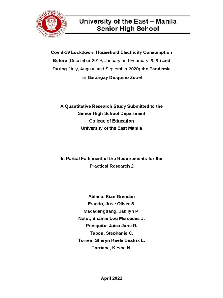 6P Group 5 Final Manuscript | PDF | Survey Methodology
