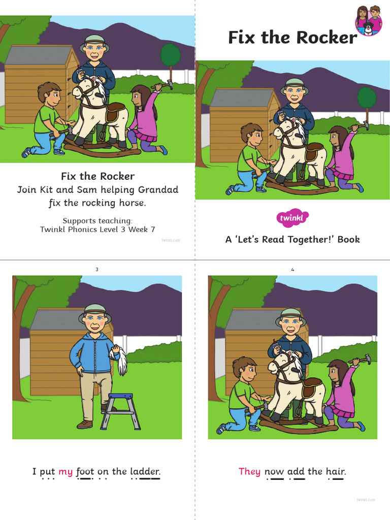 Fix The Rocker Reading Mini Book | PDF