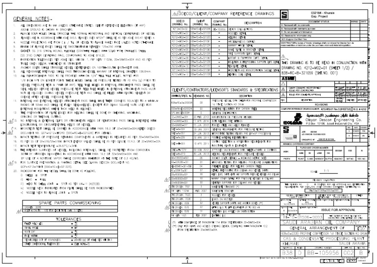 General Notes: Document Status | PDF | Gas Technologies | Building ...