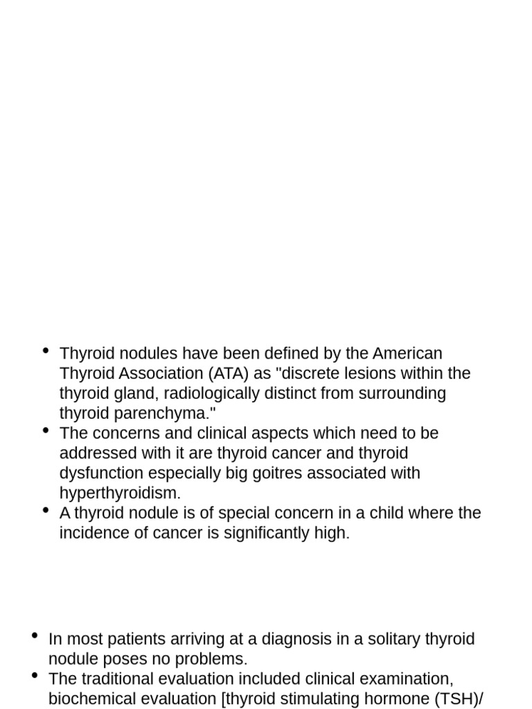 Recent Advances | PDF | Thyroid | Neoplasms