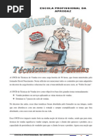Reflexão Crítica Técnicas de Vendas