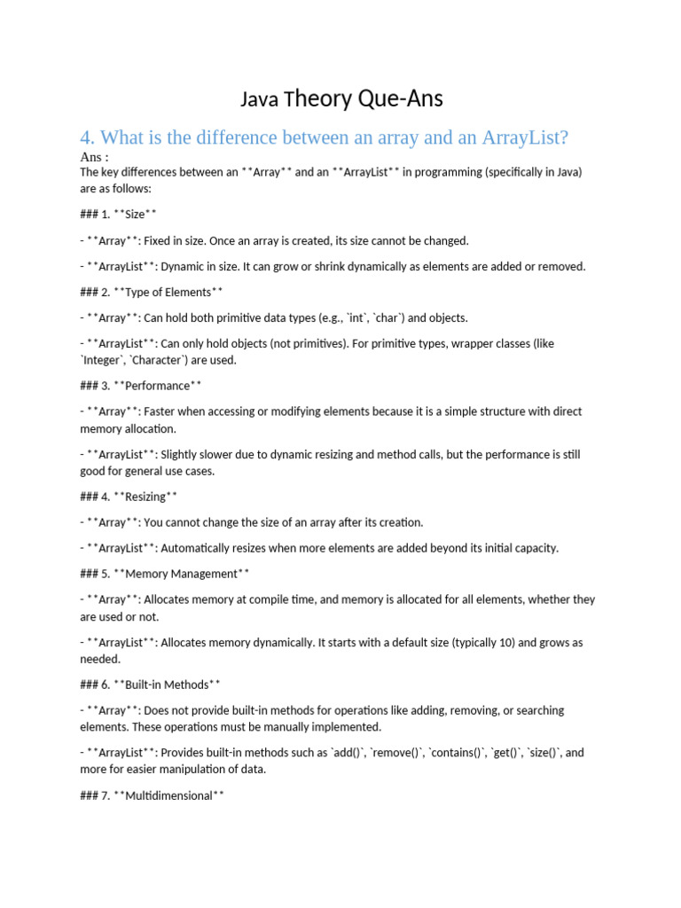 Java theory que pdf inheritance object oriented programming
