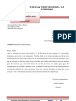 Carta Resposta a Reclamação