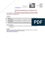 12-01-10 Freedom of Information Response (P-92-2011) by The Administration of Courts, in Re: Guidelines of The Supreme Court (2010) (Eng+Heb)