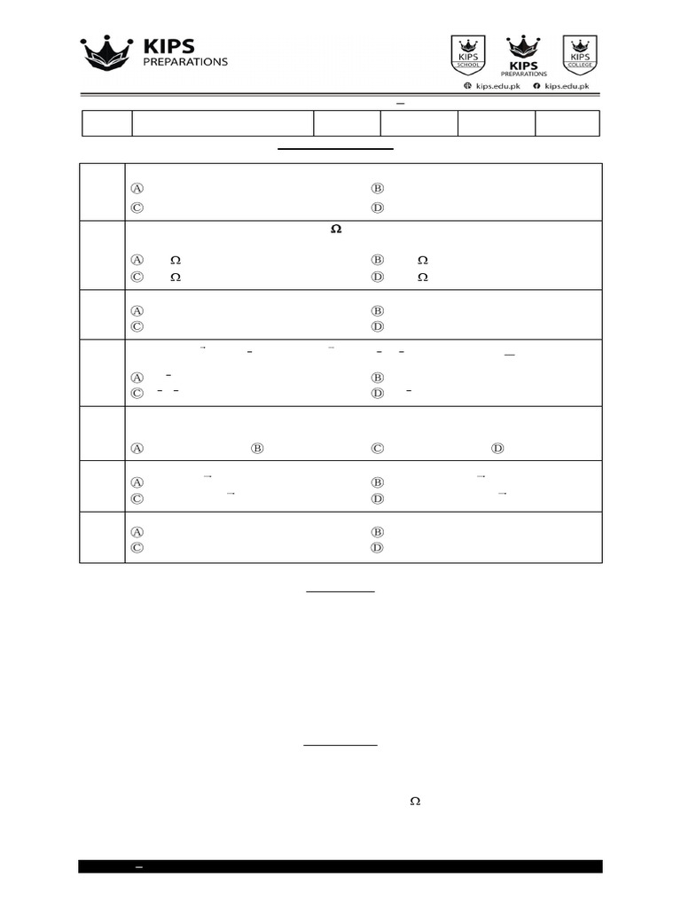 241 12th PB PHY CT 5 - 23-AUG | PDF | Magnetic Field | Electricity