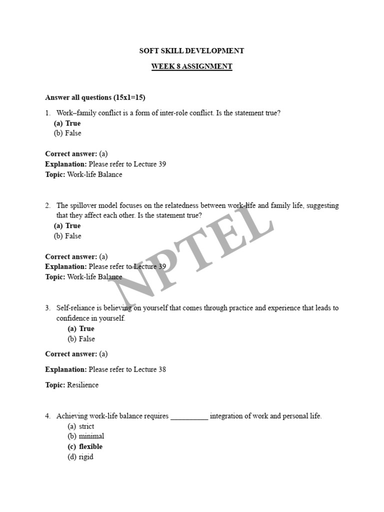 Soft Skills Worksheet for Development | PDF | Psychological Resilience ...