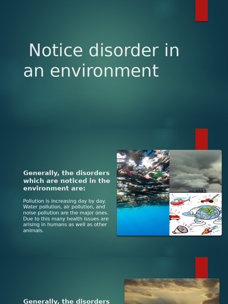 Environmental Disorders and Aesthetics | PDF | Natural Environment | Nature
