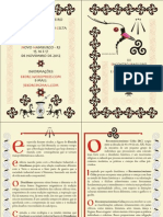 Folder do III Encontro Brasileiro de Druidismo e Reconstrucionismo Celta