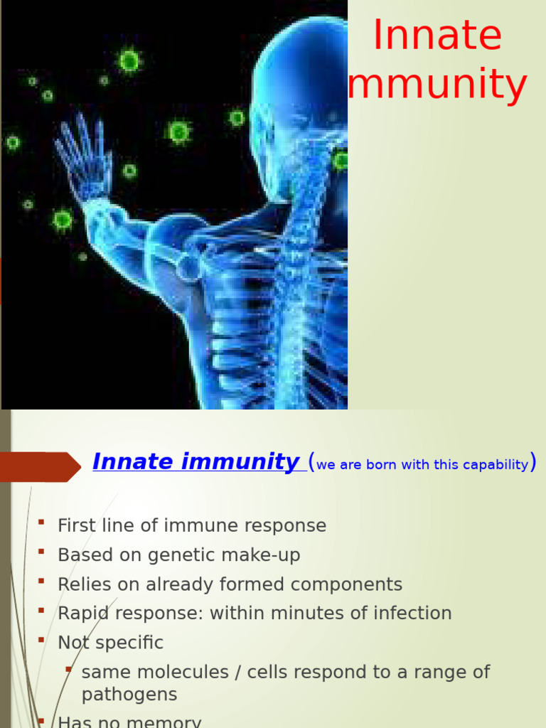 Innateimmunity Group1ppt | PDF | Innate Immune System | Immune System