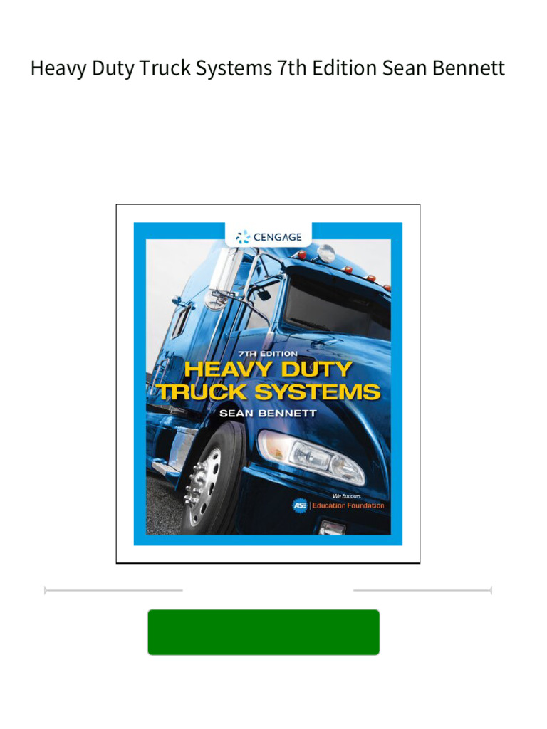 Download full Heavy Duty Truck Systems 7th Edition Sean ebook