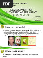 GRASPS Model for Authentic Assessment | PDF | Learning | Project Based ...
