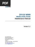 Download ZTE ZXV10 W300B v52 User Manual_ENZXV10 W300 Wireless ADSL Router Maintenance Manual by Roberto Ibarra SN78206574 doc pdf