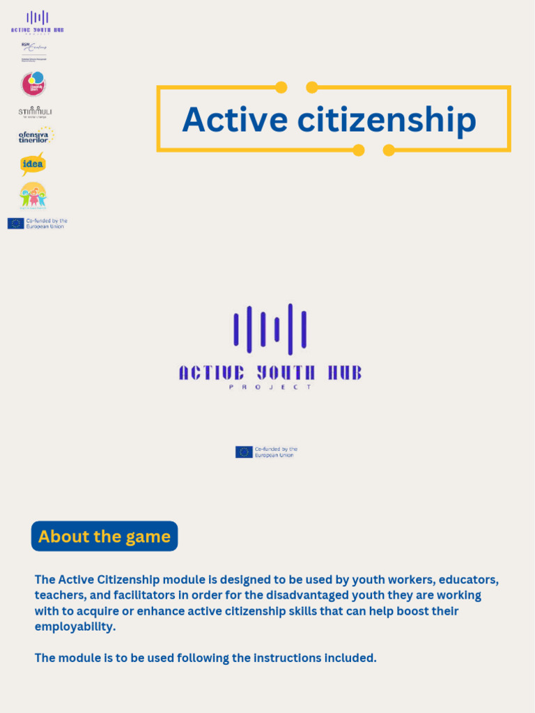 Mission Cards Active Citizenship - Compressed | PDF | European Union | Mars