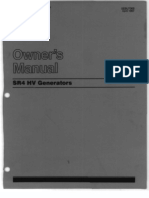 Caterpillar Owners Manual Sr4 Hv Generators