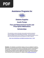 Diabetes Assistance Programs