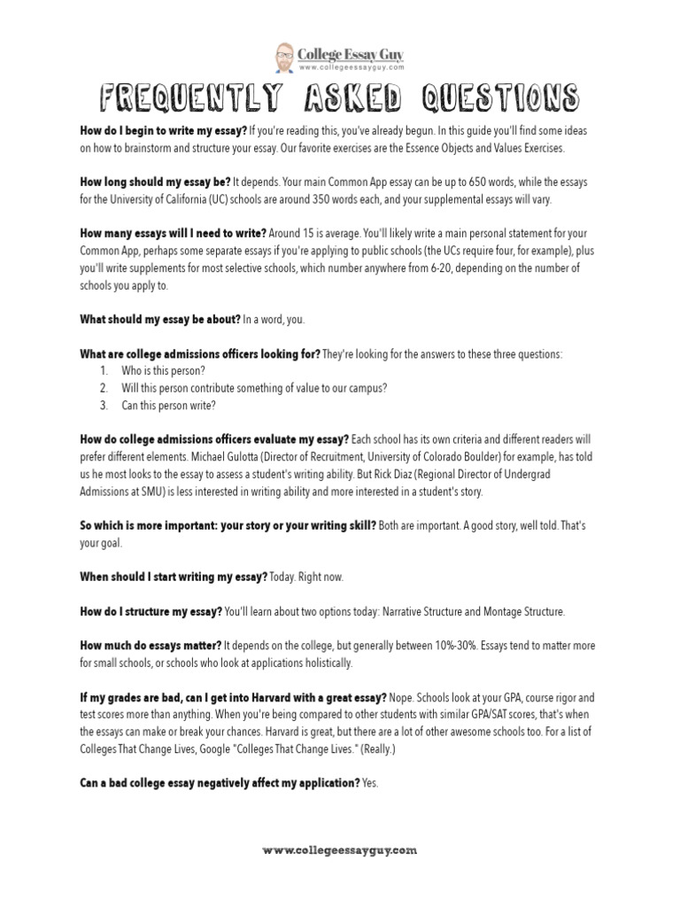 Handout+ +Free+Guide+to+the+Personal+Statement 1 | PDF | Essays ...