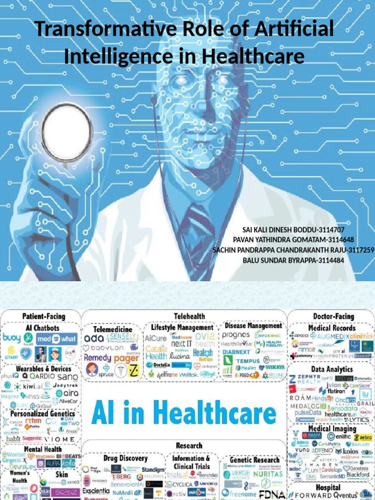 The Transformative Role of Artificial Intelligence in Healthcare | PDF ...