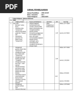 Jurnal Pembelajaran Kelas 3 Semester 1 | PDF