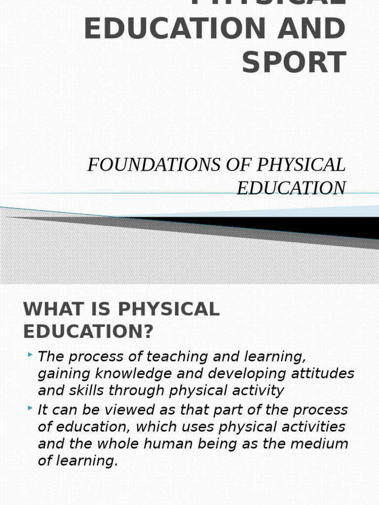 History and Aims of Physical Education | PDF | Physical Education | Sports