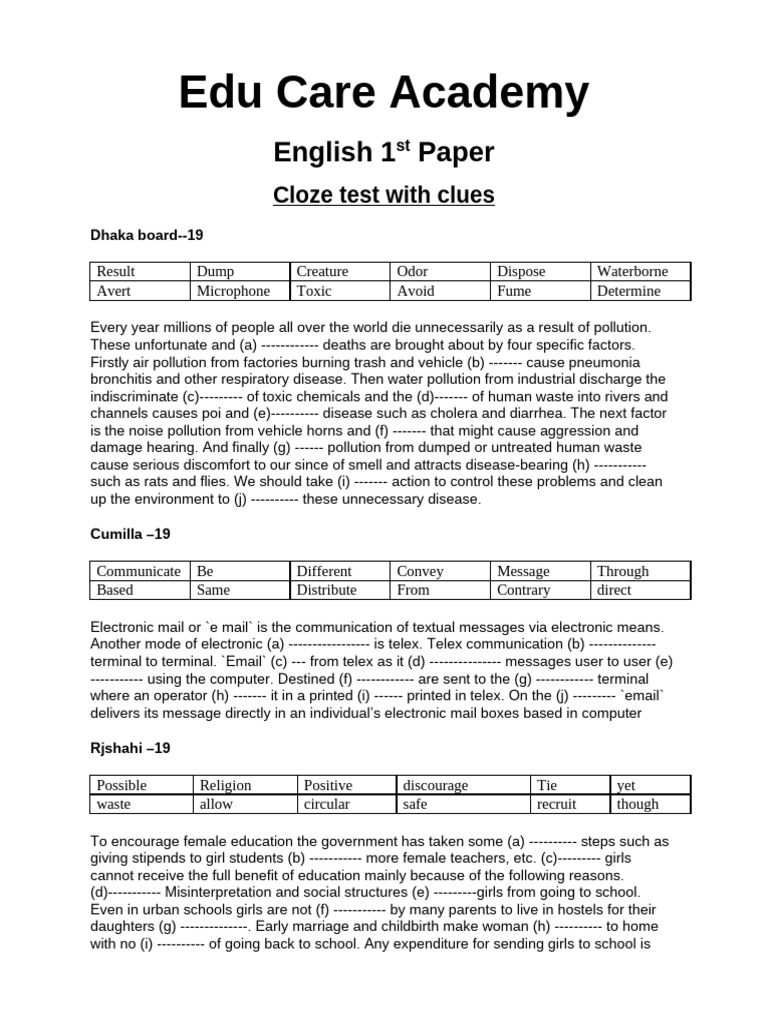 With clues pdf pollution ecology