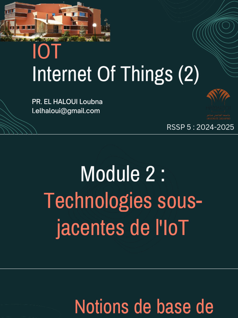 Introduction aux Technologies IoT | PDF | Internet des objets | Cloud ...