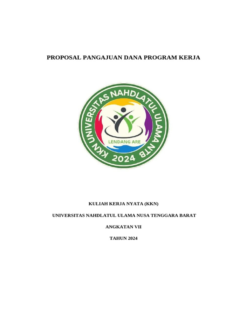 Proposal KKN UNU NTB 2024 | PDF