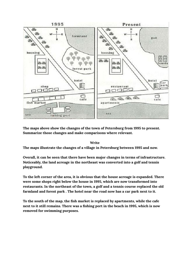 Ielts Task 1 - Maps - 19 - 10 - 2024 | PDF