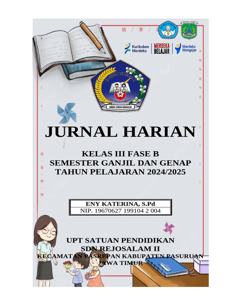 Jurnal Harian Kelas 3 Kurikulum Merdeka | PDF
