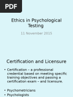 BPS Code of Ethics and Conduct | PDF | Career & Growth