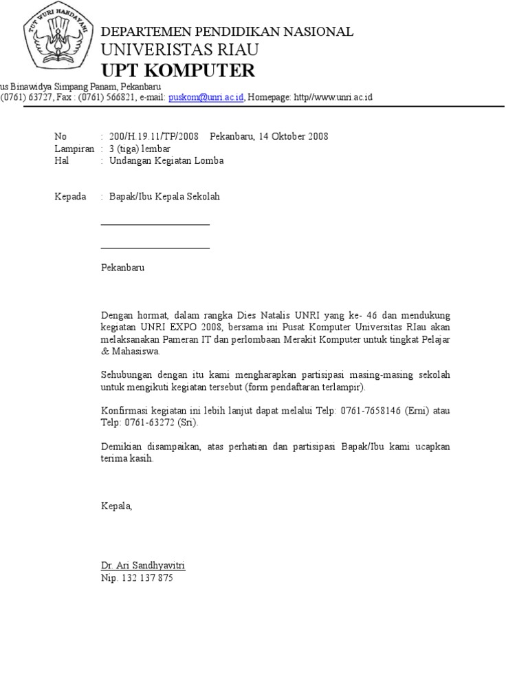 Surat Resmi