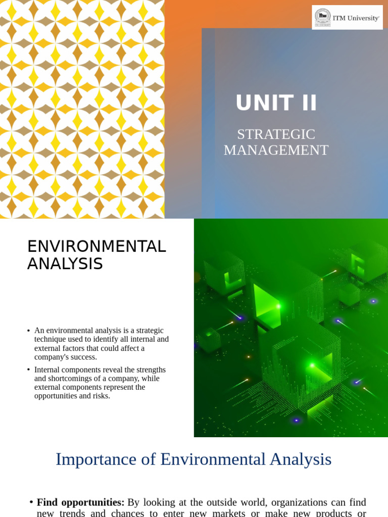 Environmental Analysis in Strategic Management | PDF | Swot Analysis ...