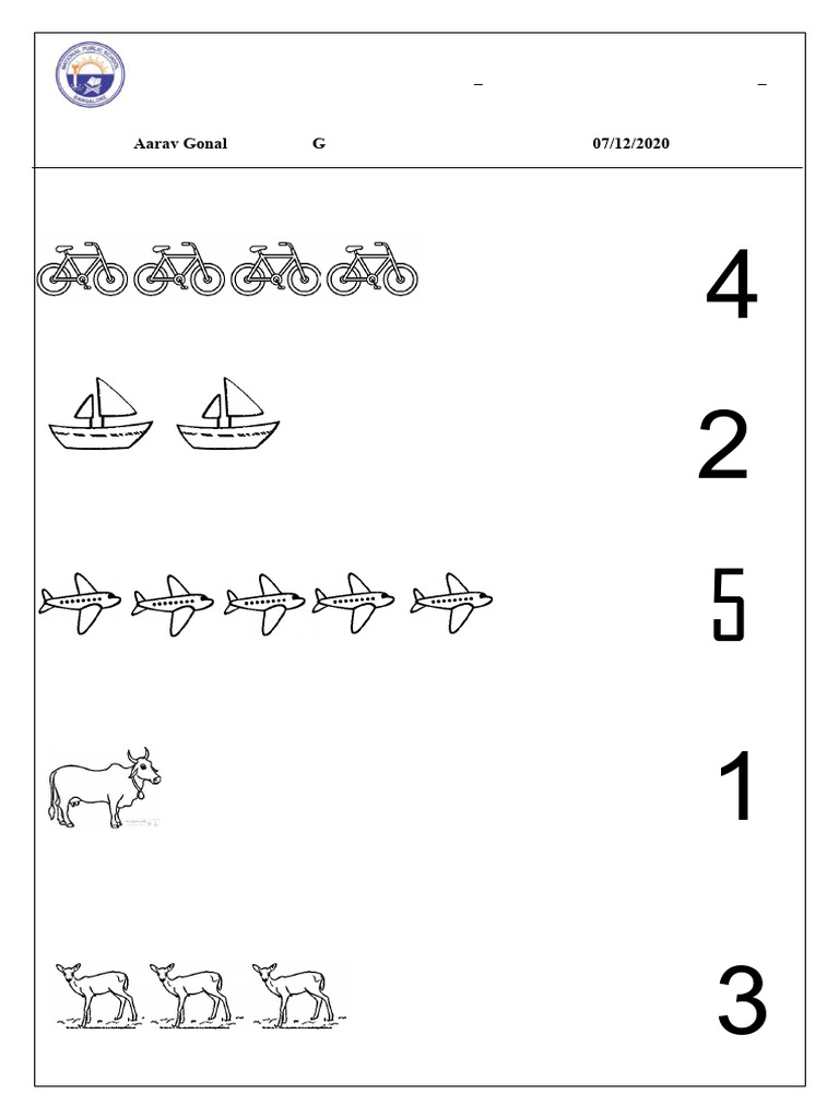 1 count and match m 2 aarav gonal pdf