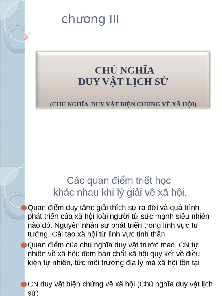 Chương III CNDV LS 2021 2 | PDF