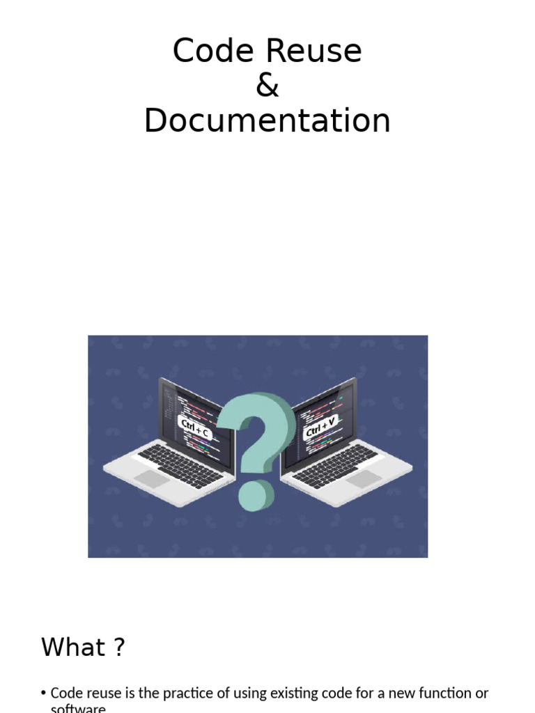 CodeReuse Documentation | PDF