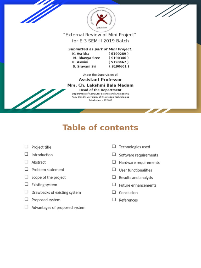 Chat-Glimpse Mini Project Final Review PPT | PDF | Usability | Data