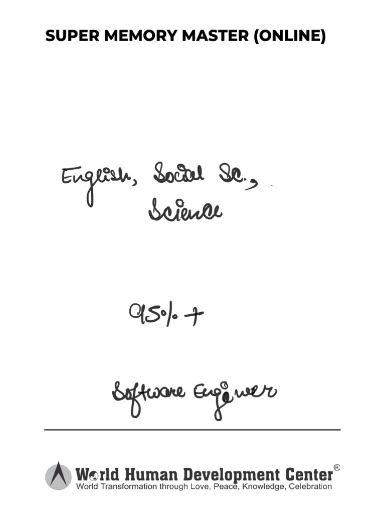 1.3 WHDCSuper Memory Master Online Questionnaire PDF