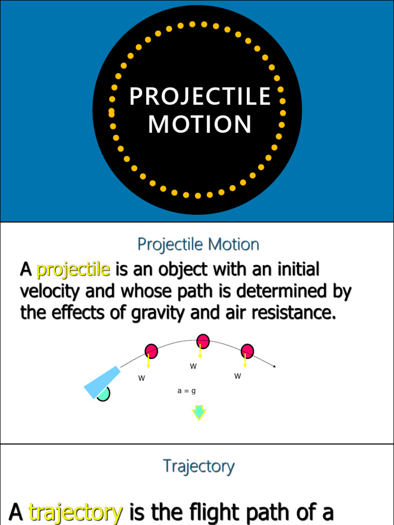Understanding Projectile Motion Basics | PDF | Projectiles | Physical ...