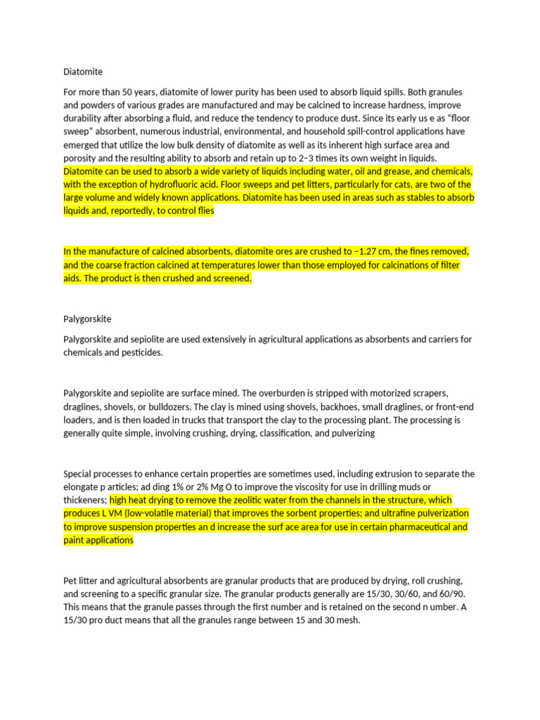 Reporting Notes | PDF | Lime (Material) | Limestone