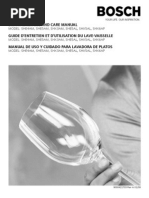 Download Bosch Dishwasher Use and Care Manual for Models She4am She5am Shx3am She5al Shx5al Shx6ap by Larry Desgranges SN78215301 doc pdf